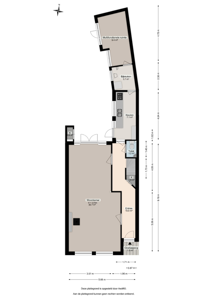 Grachtstraat 9, 9717 HH Groningen - € 475.000 k.k. - Boekholt & partners makelaars Groningen