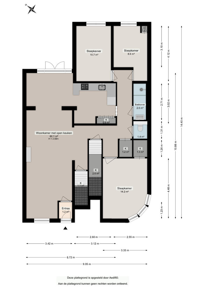 J.C. Kapteynlaan 57, 9714 CN Groningen - € 350.000 k.k. - Boekholt & partners makelaars Groningen